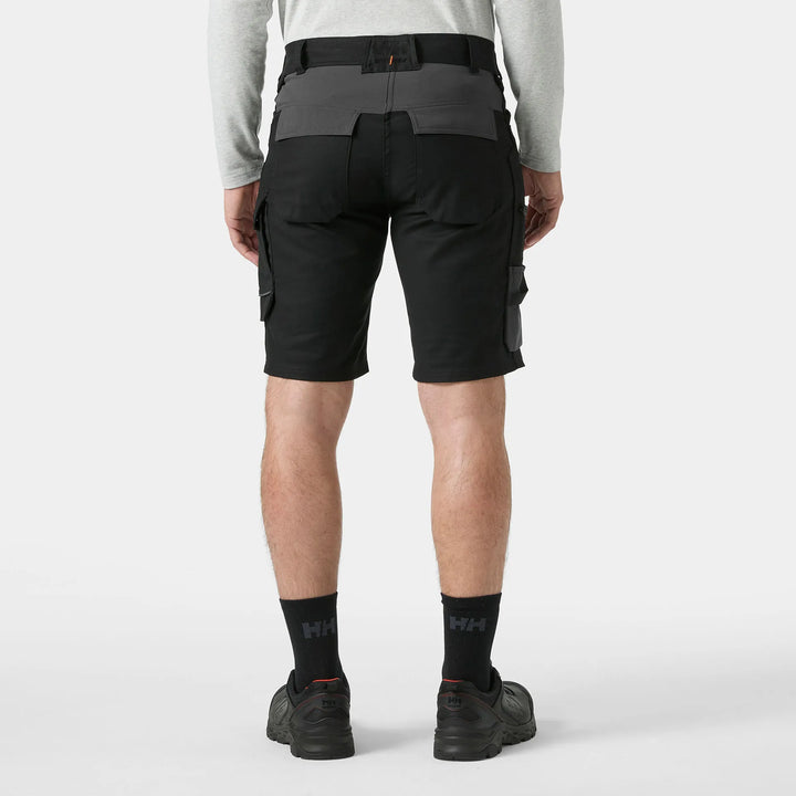 Helly Hansen Oxford 2.0 HH Connect Cordura Reinforced Shorts 77361 Black/Ebony — Worn on Site 