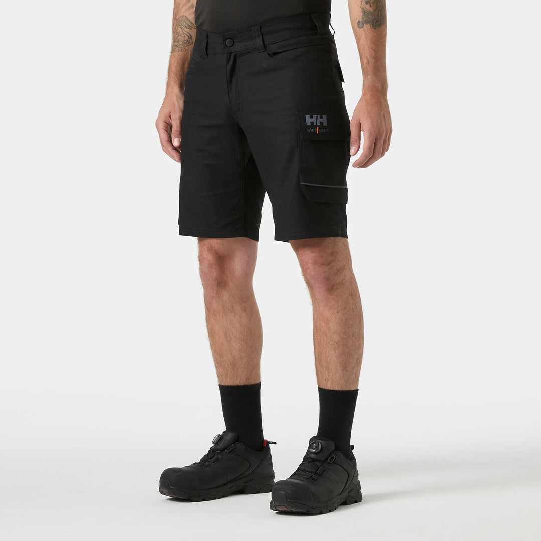 Helly Hansen Oxford 2.0 HH Connect Cordura Reinforced Shorts 77361 Black — Worn on Site 