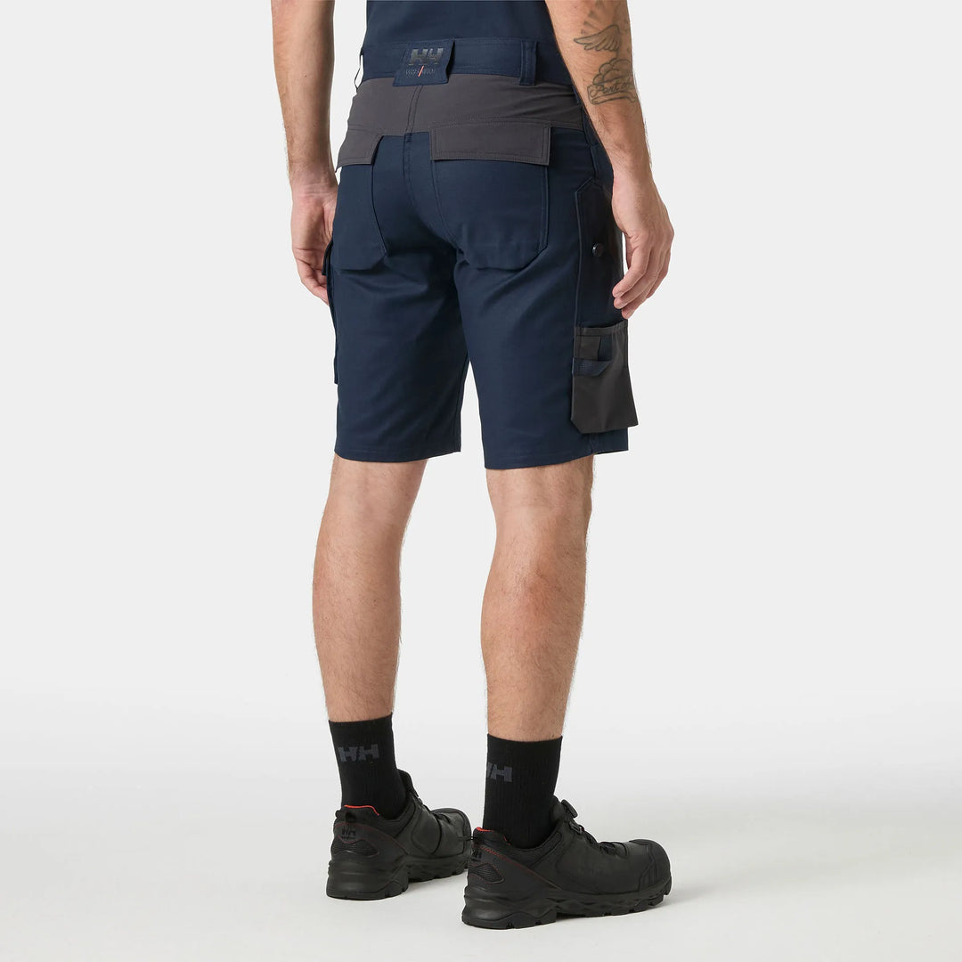 Helly Hansen Oxford 2.0 HH Connect Cordura Reinforced Shorts 77361 Navy/Ebony — Worn on Site 