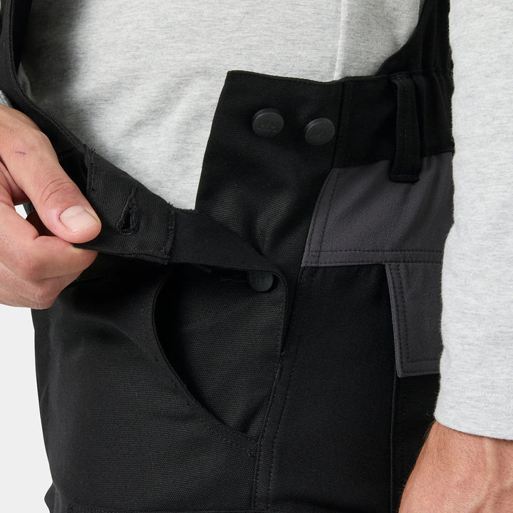 Helly Hansen Oxford 2.0 HH Connect Cordura Reinforced Bib Trousers 77615 Black/Ebony — Product Detail 301 