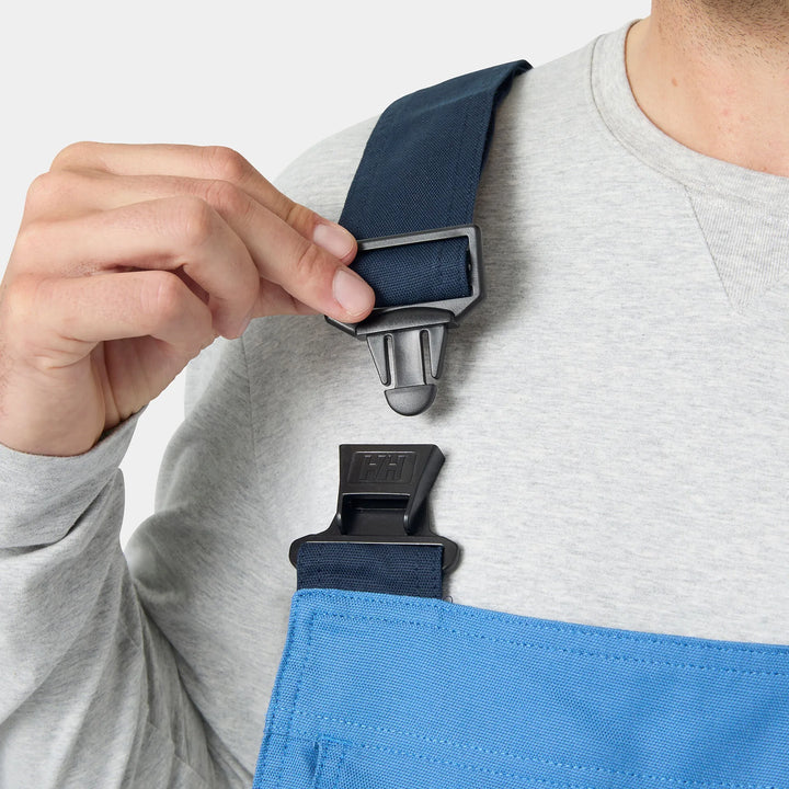 Helly Hansen Oxford 2.0 HH Connect Cordura Reinforced Bib Trousers 77615 Navy/Stone Blue — Product Detail 301 