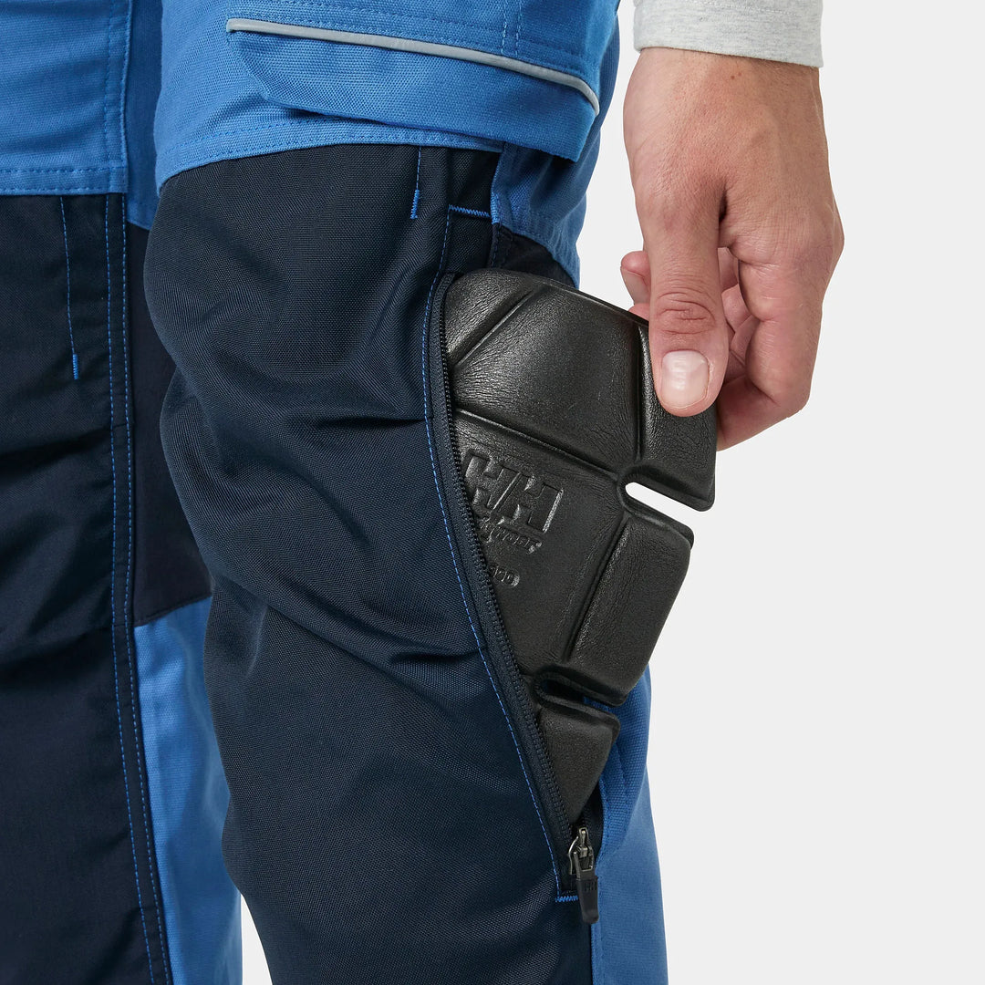 Helly Hansen Oxford 2.0 HH Connect Cordura Reinforced Bib Trousers 77615 Navy/Stone Blue — Product Detail 305 