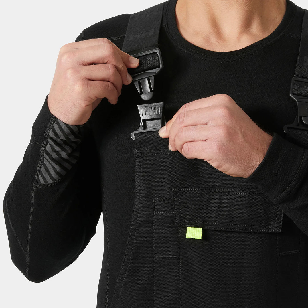 Helly Hansen Oxford 4X HH Connect Cordura Reinforced 4-Way-Stretch Bib Trousers 77504 Black/Ebony — Product Detail 301 