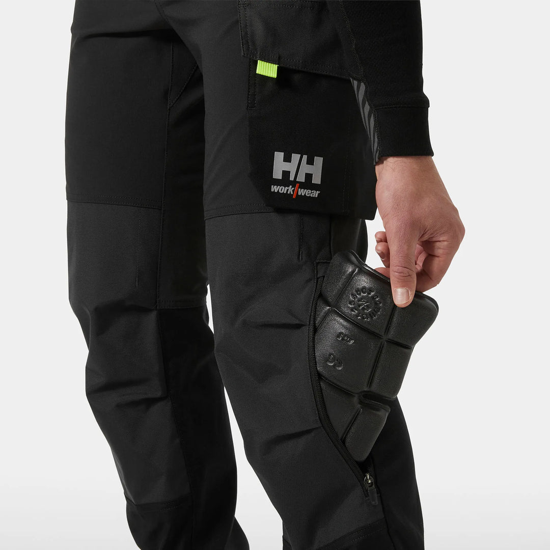 Helly Hansen Oxford 4X HH Connect Cordura Reinforced 4-Way-Stretch Bib Trousers 77504 Black/Ebony — Product Detail 303 
