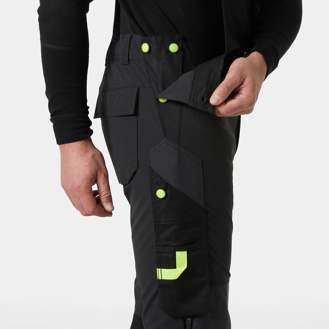 Helly Hansen Oxford 4X HH Connect Cordura Reinforced 4-Way-Stretch Bib Trousers 77504 Black/Ebony — Product Detail 304 
