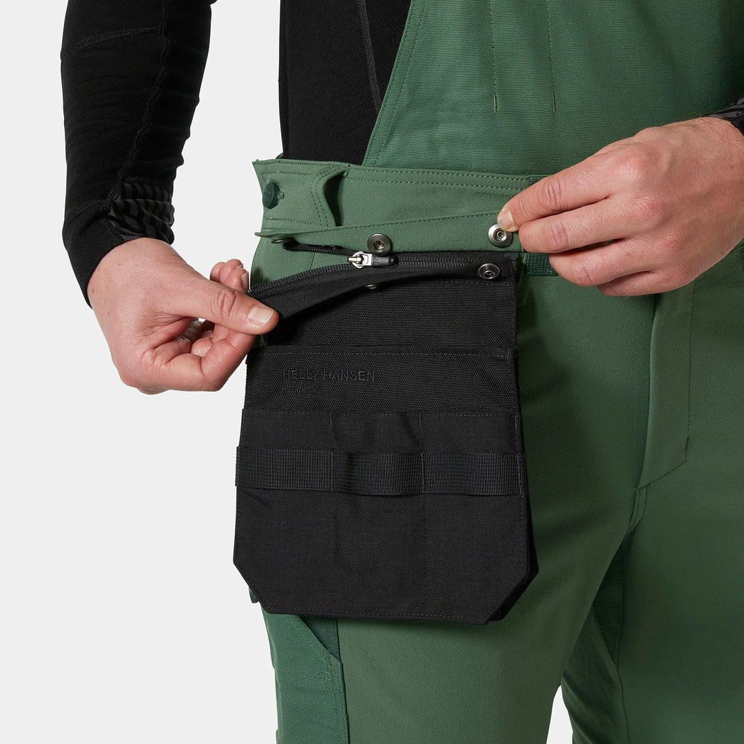 Helly Hansen Oxford 4X HH Connect Cordura Reinforced 4-Way-Stretch Bib Trousers 77504 Spruce/Darkest Spruce — Product Detail 