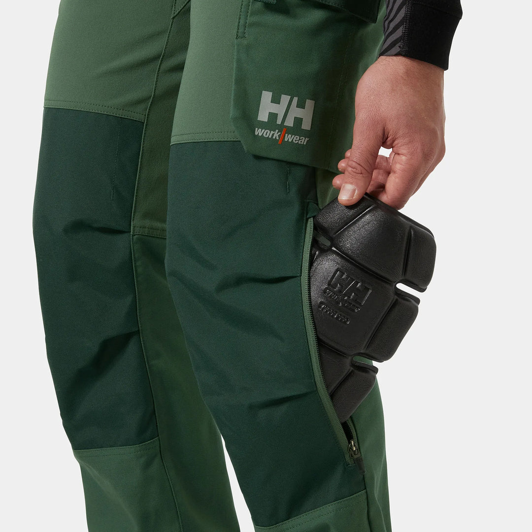 Helly Hansen Oxford 4X HH Connect Cordura Reinforced 4-Way-Stretch Bib Trousers 77504 Spruce/Darkest Spruce — Product Detail 
