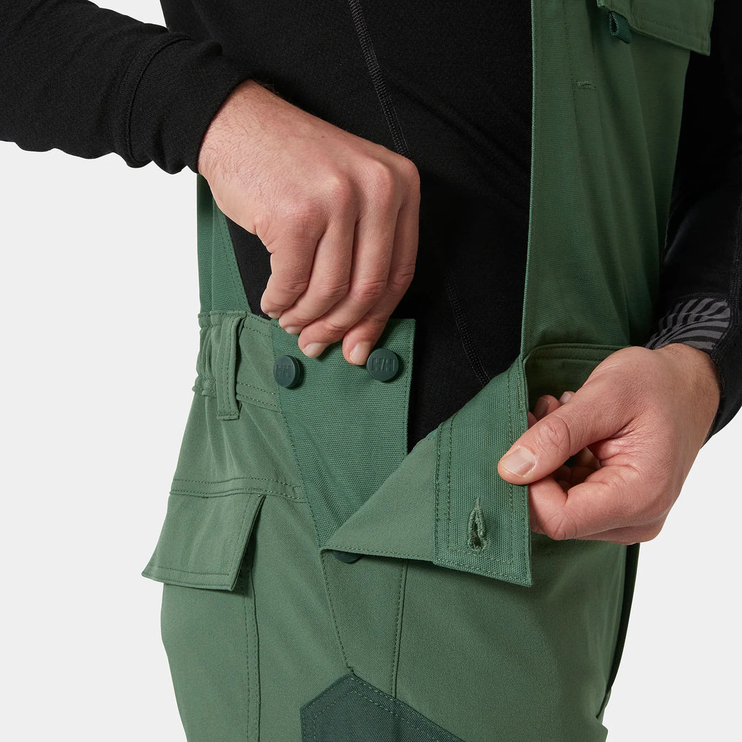 Helly Hansen Oxford 4X HH Connect Cordura Reinforced 4-Way-Stretch Bib Trousers 77504 Spruce/Darkest Spruce — Product Detail 