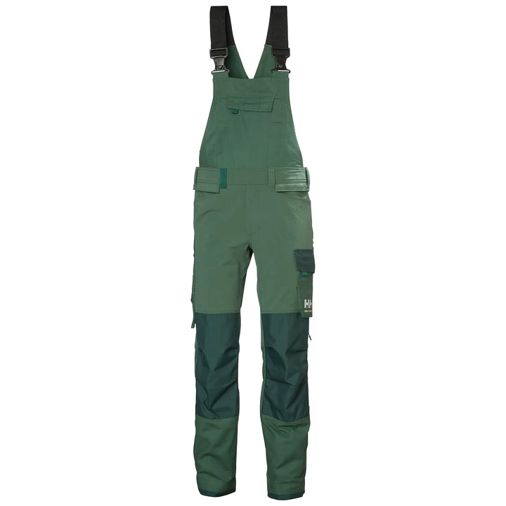 Helly Hansen Oxford 4X HH Connect Cordura Reinforced 4-Way-Stretch Bib Trousers 77504 Spruce/Darkest Spruce — Hero 