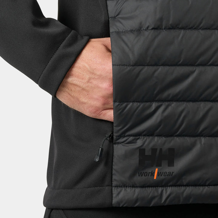 Helly Hansen Oxford Hybrid PrimaLoft Insulated Recycled Content Jacket 73370 Black — Product Detail 301 