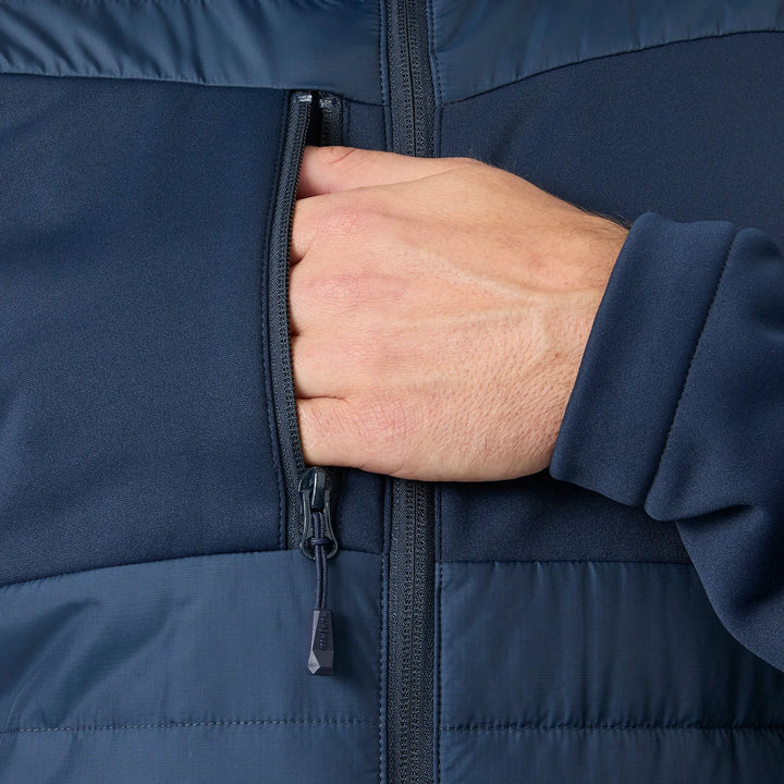 Helly Hansen Oxford Hybrid PrimaLoft Insulated Recycled Content Jacket 73370 Navy — Product Detail 302 
