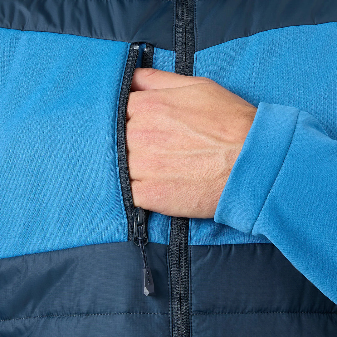Helly Hansen Oxford Hybrid PrimaLoft Insulated Recycled Content Jacket 73370 Navy/Stone Blue — Product Detail 302 