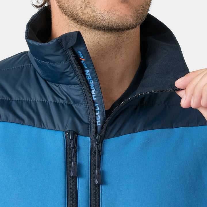 Helly Hansen Oxford Hybrid PrimaLoft Insulated Recycled Content Jacket 73370 Navy/Stone Blue — Product Detail 303 