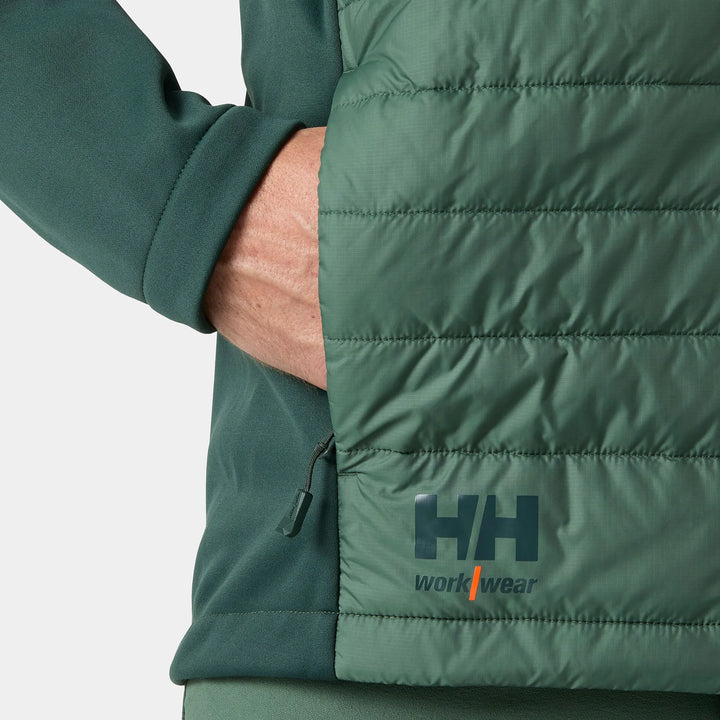 Helly Hansen Oxford Hybrid PrimaLoft Insulated Recycled Content Jacket 73370 Spruce/Darkest Spruce — Product Detail 301 
