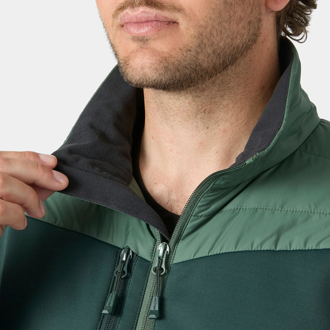Helly Hansen Oxford Hybrid PrimaLoft Insulated Recycled Content Jacket 73370 Spruce/Darkest Spruce — Product Detail 303 