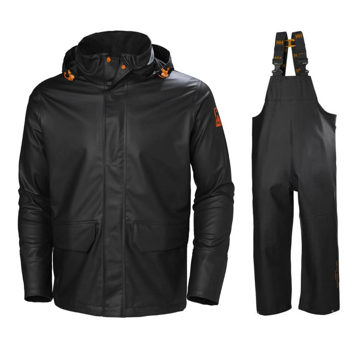 Helly Hansen Gale Waterproof Rain Jacket Black 1 Front 