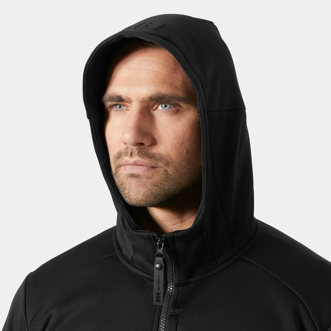 Helly Hansen Tech Hooded Recycled Content Midlayer Jacket 79232 Black — Product Detail 301 