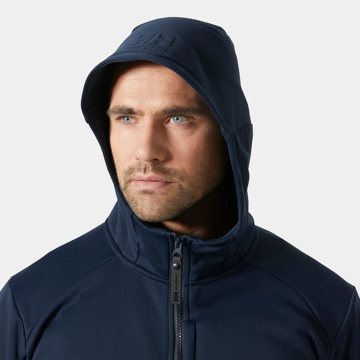 Helly Hansen Tech Hooded Recycled Content Midlayer Jacket 79232 Navy — Product Detail 301 