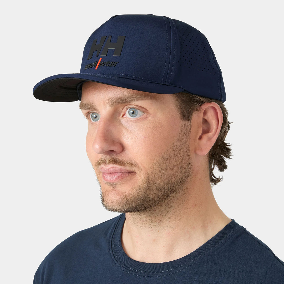 Helly Hansen Tech Trucker Cap 79759 Navy — Worn on Site 