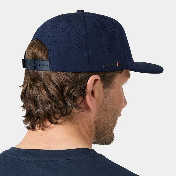 Helly Hansen Tech Trucker Cap 79759 Navy — Worn on Site 