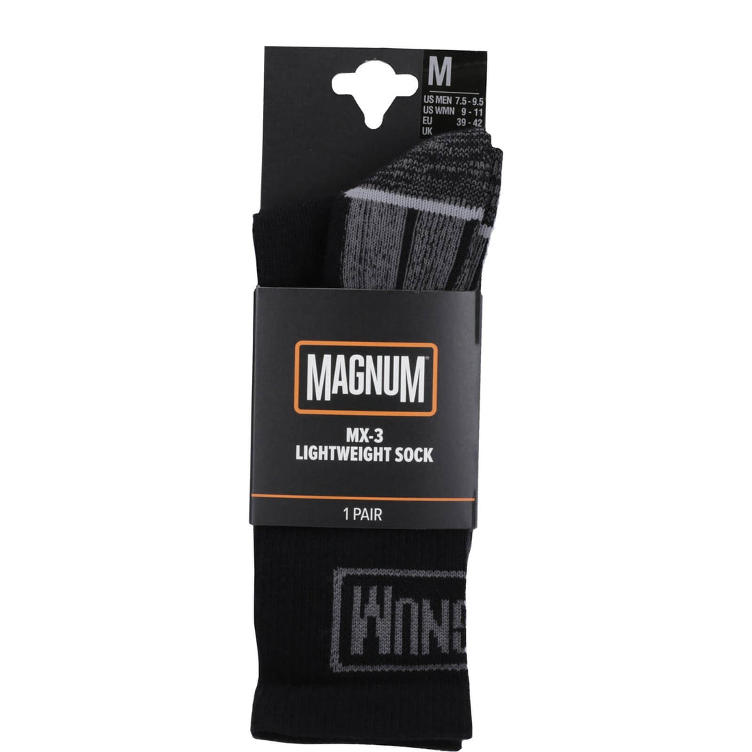 Magnum MX3 Lightweight Coolmax Moisture-Wicking Socks Black 2