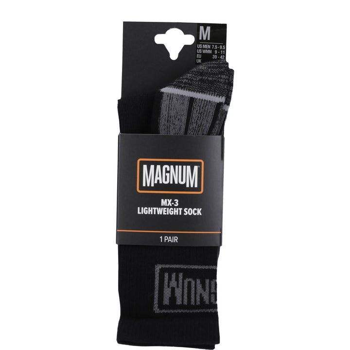 Magnum MX3 Lightweight Coolmax Moisture-Wicking Socks Black 2