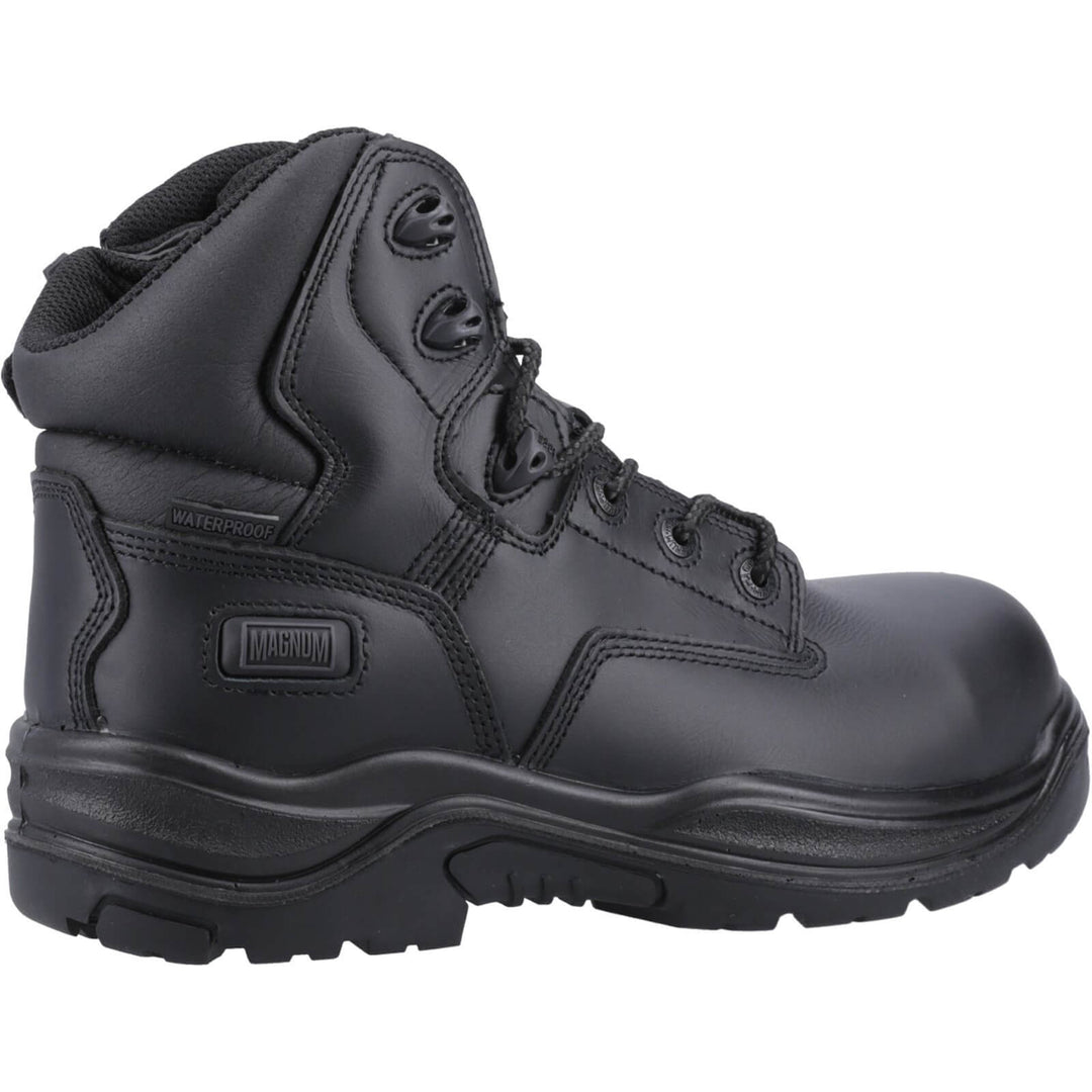 Magnum Responder Side-Zip Waterproof Composite Toe Cap S3 Uniform Safety Boots Black 2#colour_black
