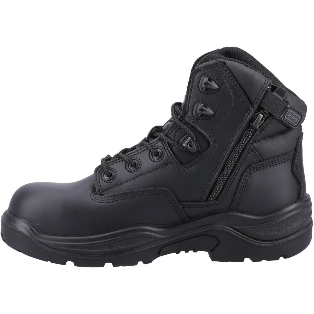 Magnum Responder Side-Zip Waterproof Composite Toe Cap S3 Uniform Safety Boots Black 4#colour_black