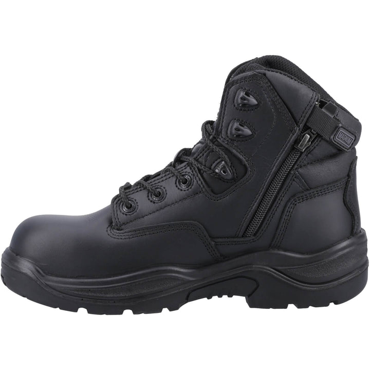 Magnum Responder Side-Zip Waterproof Composite Toe Cap S3 Uniform Safety Boots Black 4#colour_black