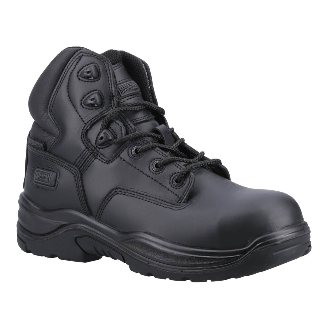Magnum Responder Side-Zip Waterproof Composite Toe Cap S3 Uniform Safety Boots Black 6#colour_black