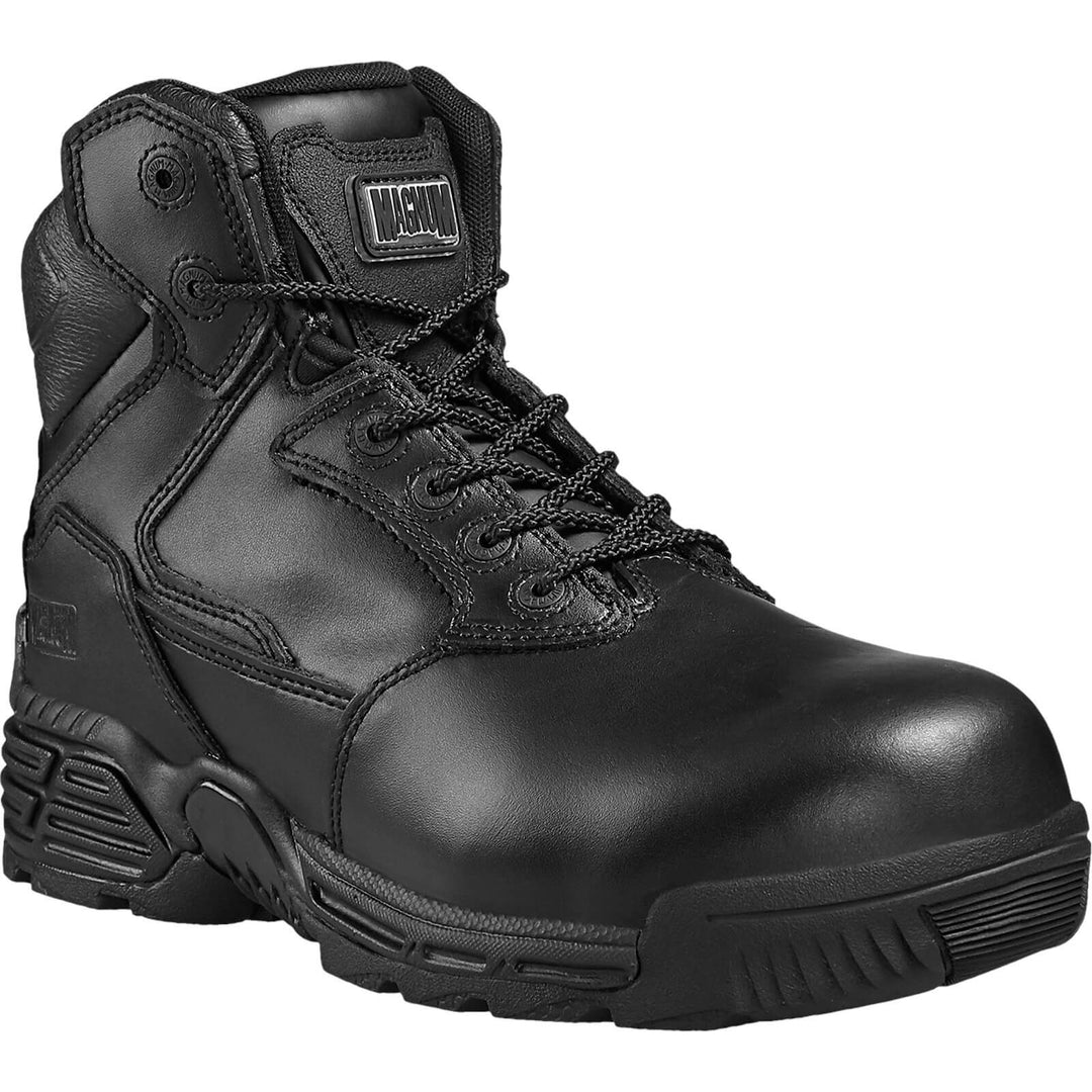 Magnum Stealth Force 6.0 Metal-Free Composite Toe Cap S3 Uniform Safety Boots Black 1#colour_black