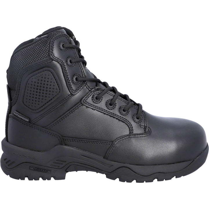 Magnum Strike Force 6.0 Side-Zip Waterproof Composite Toe Cap S3 Uniform Safety Boots Black 5#colour_black