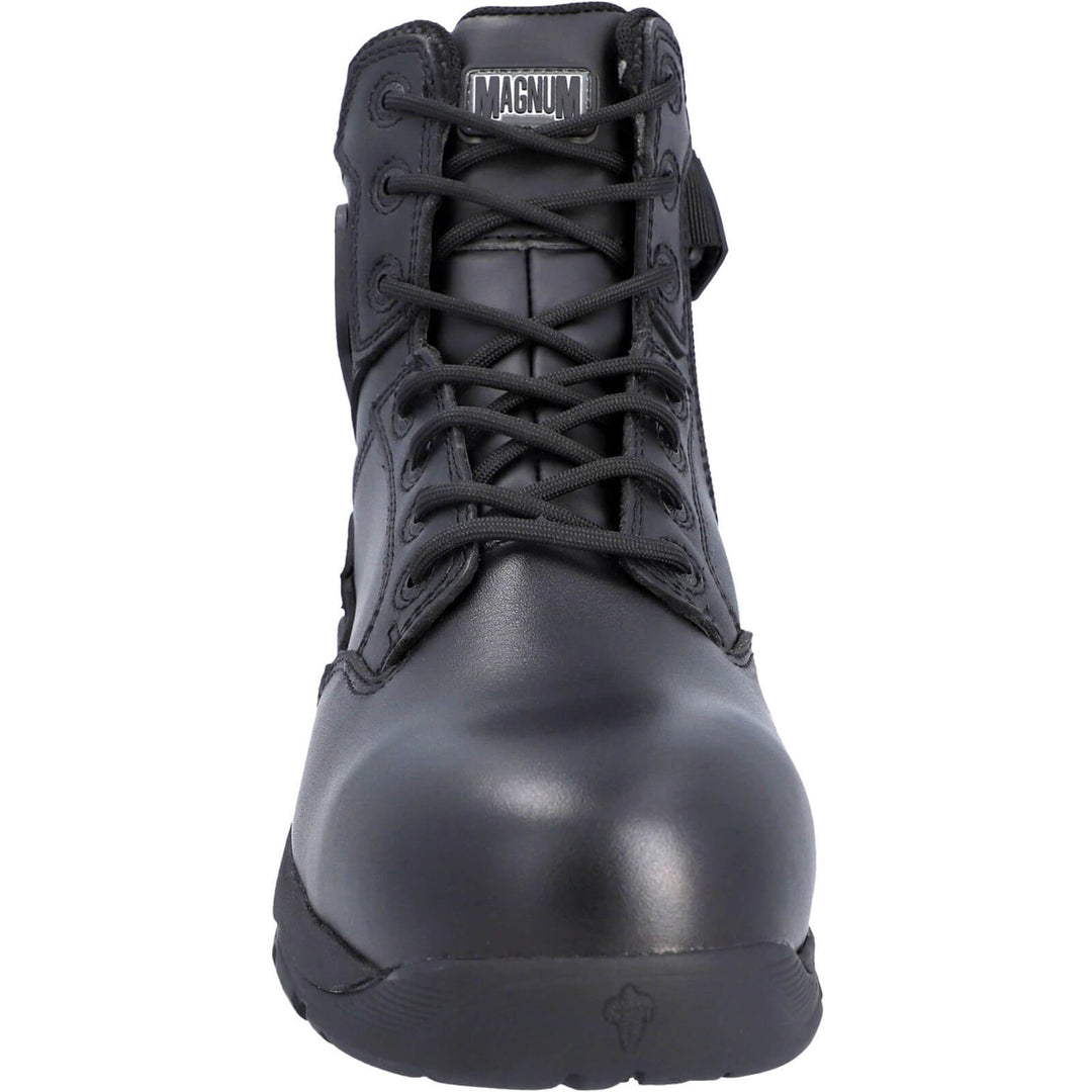 Magnum Strike Force 6.0 Side-Zip Waterproof Composite Toe Cap S3 Uniform Safety Boots Black 6#colour_black