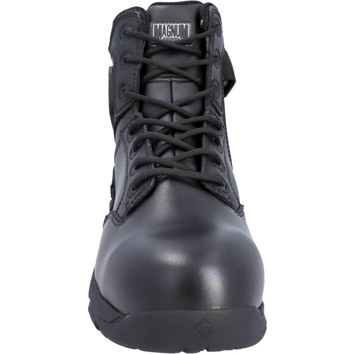 Magnum Strike Force 6.0 Side-Zip Waterproof Composite Toe Cap S3 Uniform Safety Boots Black 6#colour_black