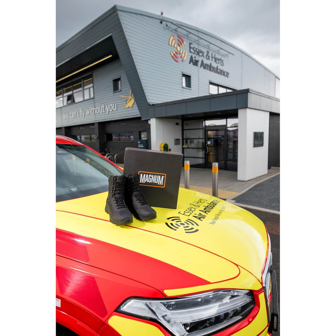 Magnum Ultima Pro 8.0 Waterproof Side-Zip Lightweight Uniform Boots Black 6#colour_black