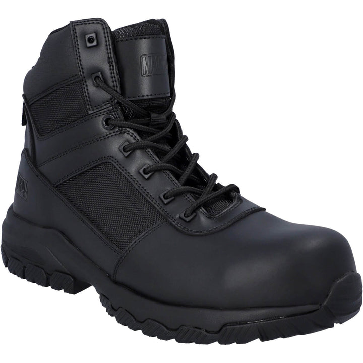 Magnum Vanguard 6.0 Lightweight S3 Composite Toe Cap Safety Boots Black 1#colour_black