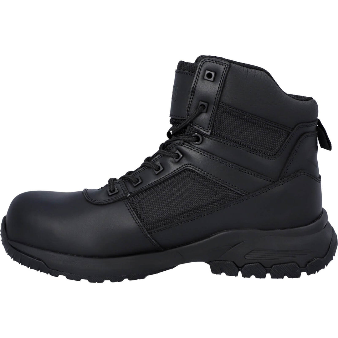 Magnum Vanguard 6.0 Lightweight S3 Composite Toe Cap Safety Boots Black 4#colour_black