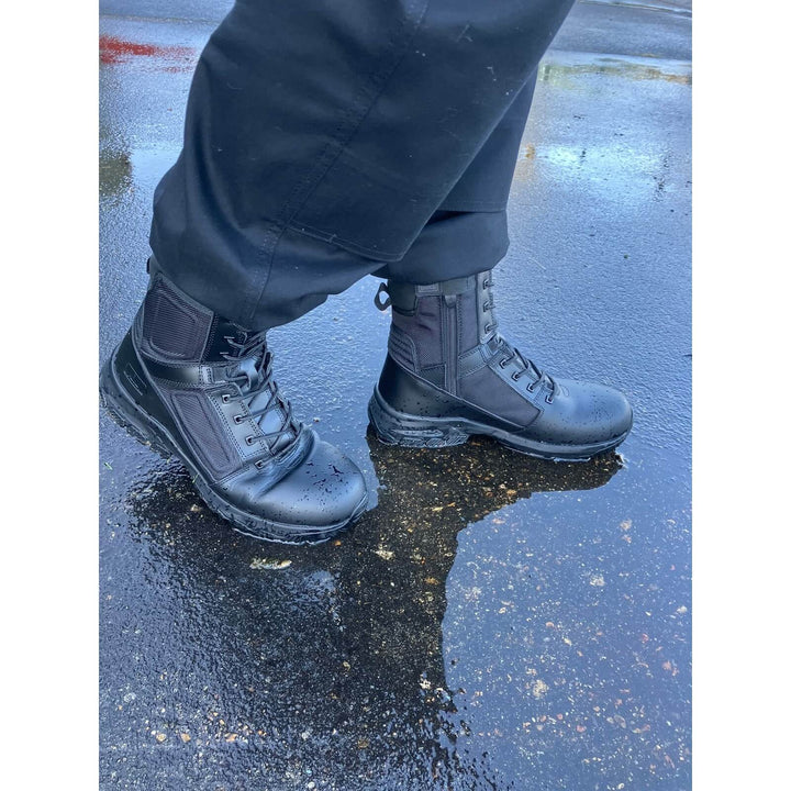 Magnum Vanguard 8.0 Side-Zip Lightweight Occupational Boots Black 8#colour_black