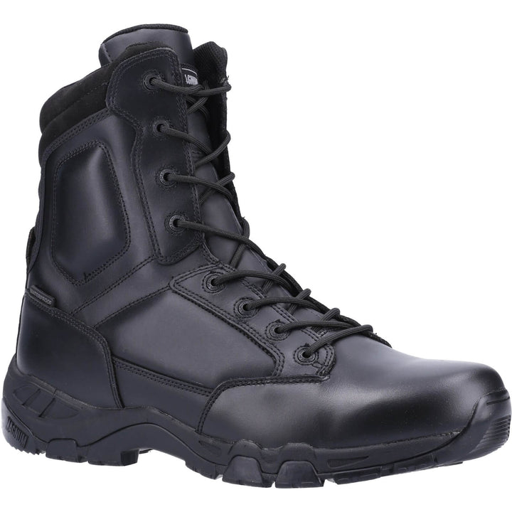 Magnum Viper Pro 8.0 Plus Leather Waterproof Metal-Free Uniform Boots Black 1#colour_black