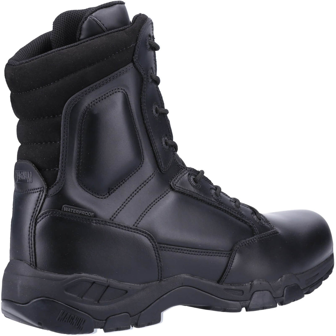 Magnum Viper Pro 8.0 Plus Leather Waterproof Metal-Free Uniform Boots Black 2#colour_black