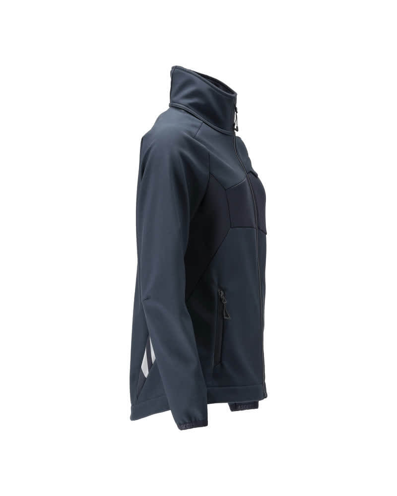 Mascot 25012-253 Ladies Breathable Softshell Jacket Left #colour_dark-navy-blue