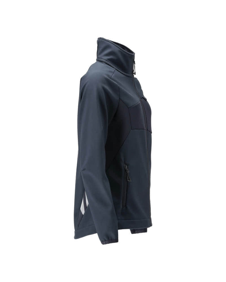 Mascot 25012-253 Ladies Breathable Softshell Jacket Left #colour_dark-navy-blue