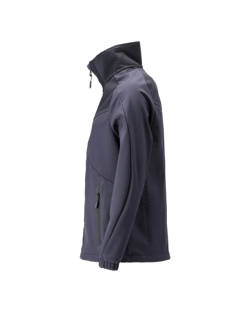 Mascot 25312-649 Ladies Breathable Windproof Water-Repellent Softshell Jacket Right #colour_dark-navy-blue