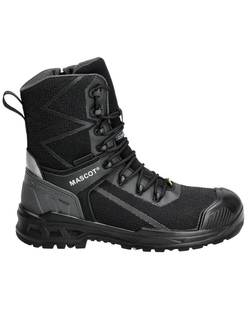 Mascot F1106-938 Highly Durable S7S ESD Highly Durable Insulated Aluminium Toe Cap Winter Safety Boots Front #colour_black