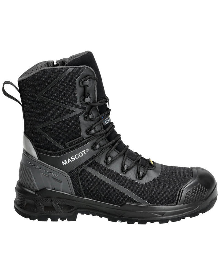 Mascot F1106-938 Highly Durable S7S ESD Highly Durable Insulated Aluminium Toe Cap Winter Safety Boots Front #colour_black