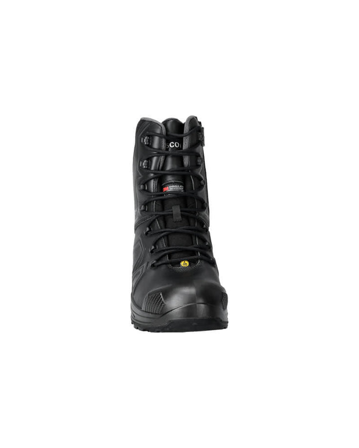 Mascot F1107-902 Highly Durable S7S ESD Cold and Heat Insulated Aluminum Toe Cap Leather Winter Safety Boots with Laces and Zip Right #colour_black