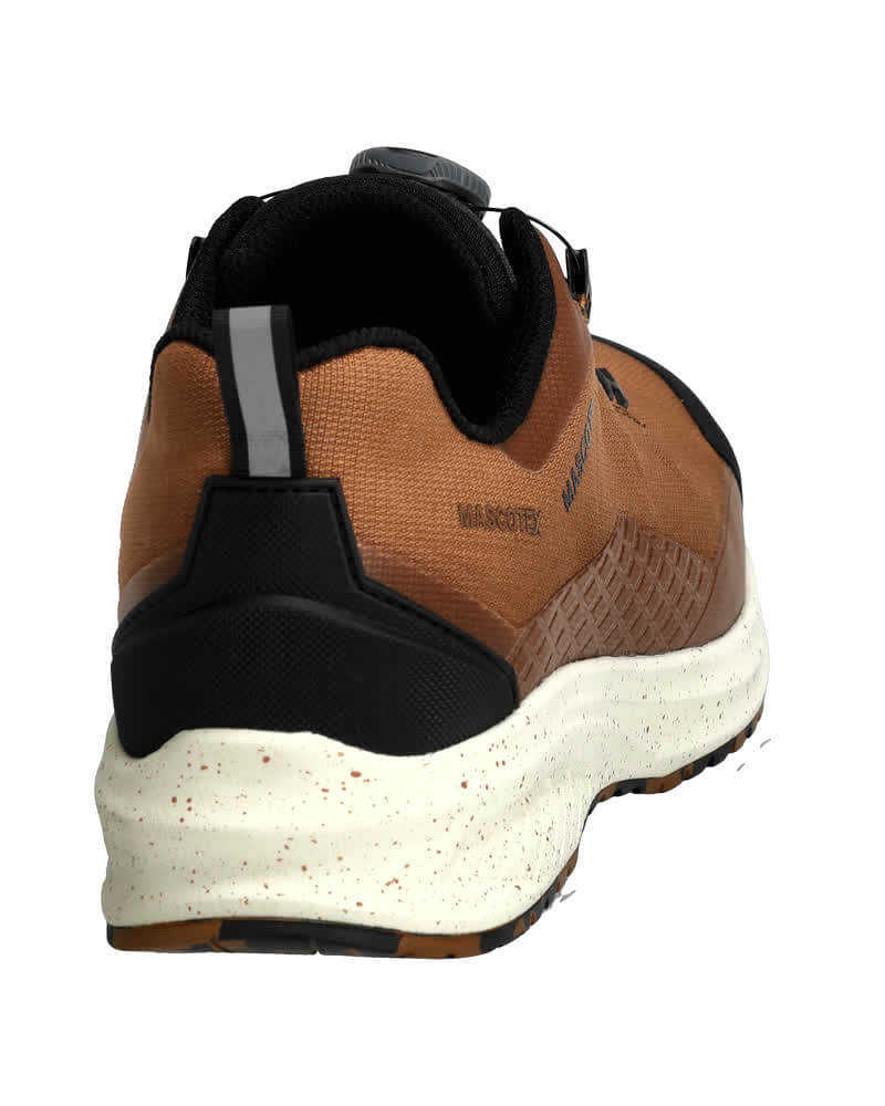 Mascot F1603-702 Lightweight Waterproof Breathable S7S BOA ESD Composite Toe Cap Safety Shoes Left #colour_nut-brown
