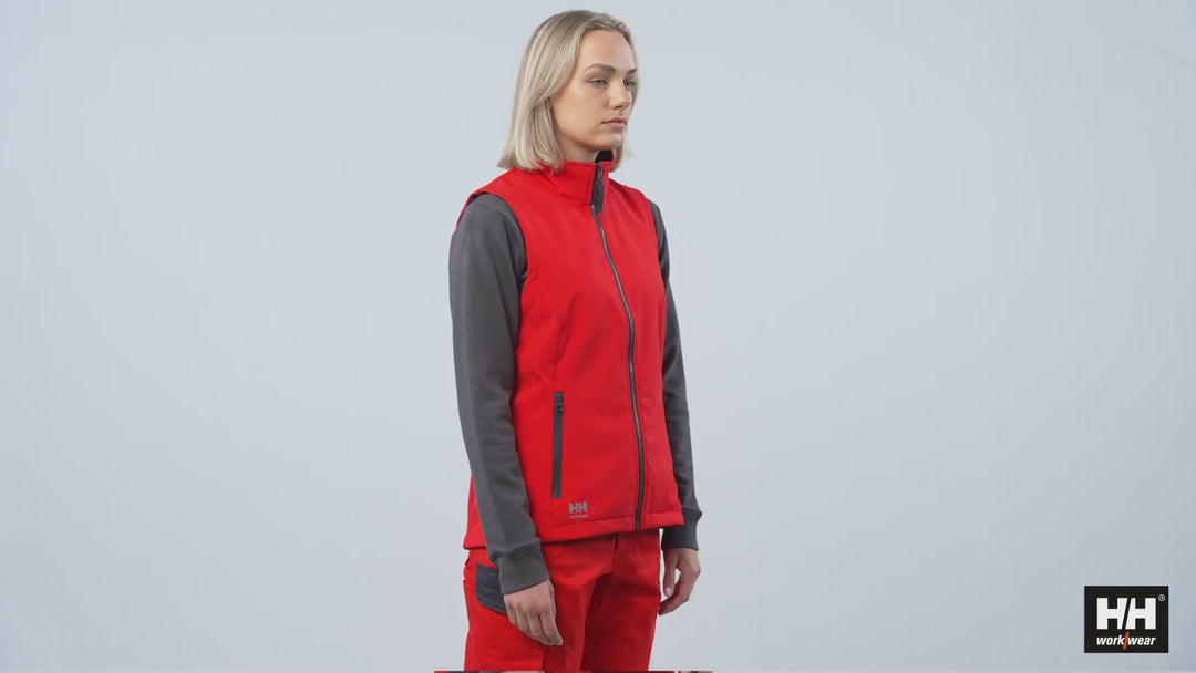 Helly Hansen Womens Manchester 2.0 Softshell Vest - 74242 #Colour_alert-red