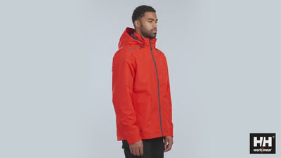 Helly Hansen Manchester 2.0 Waterproof Shell Jacket - 71261 #colour_alert-red