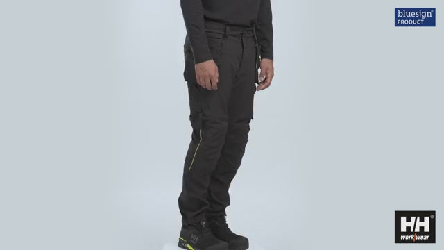 Helly Hansen Magni Evolution 4-Way-Stretch Construction Trousers - 77563 Product Video #colour_black